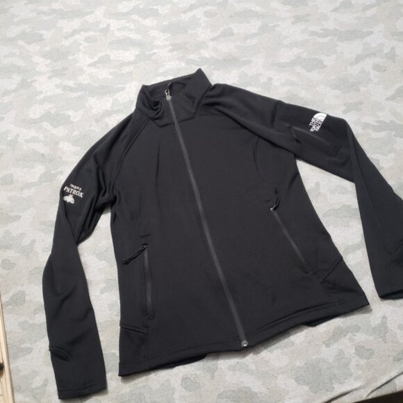 The North Face Sweatshirt Womens Medium Black Full Zip Long Sleeve Branded - Picture 2 of 12